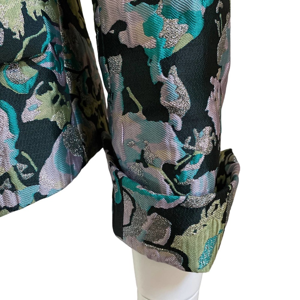 NWT ETCETERA Blazer In Bloom Print, size 2 - Picture 8 of 16